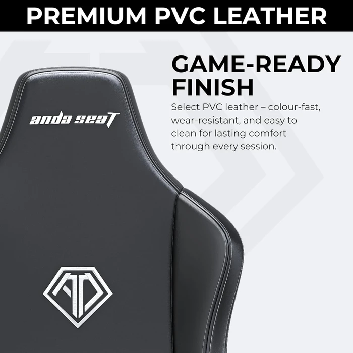 Anda Seat Novis Max Gamingstuhl, Size L, Kunstleder schwarz