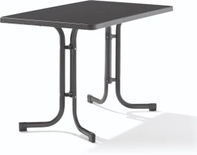 Sieger Boulevard mecalit-Pro Klapptisch 115x70cm eisengrau/schieferdekor anthrazit