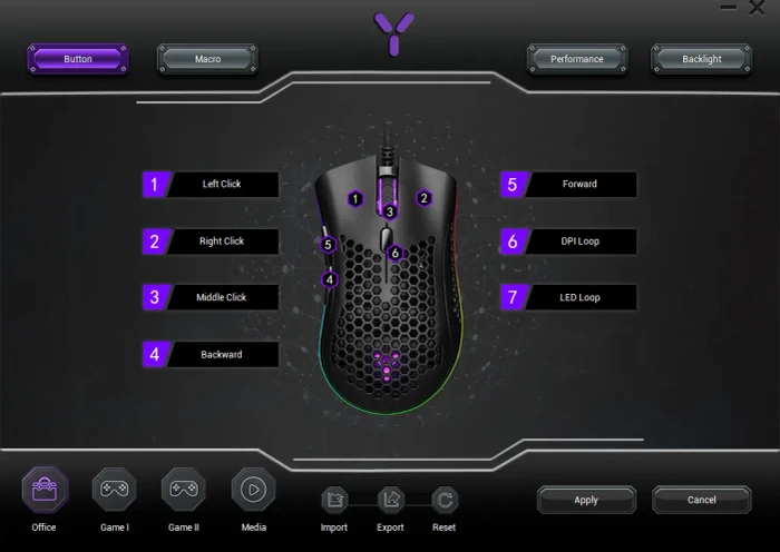 ISY IGM-4500-WT Ultralight RGB Gaming Maus weiß, USB