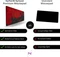 Nyfter Nyfpad XXL Liquid Premium Gaming Mousepad, 900x500mm, Design schwarz/rot Vorschaubild