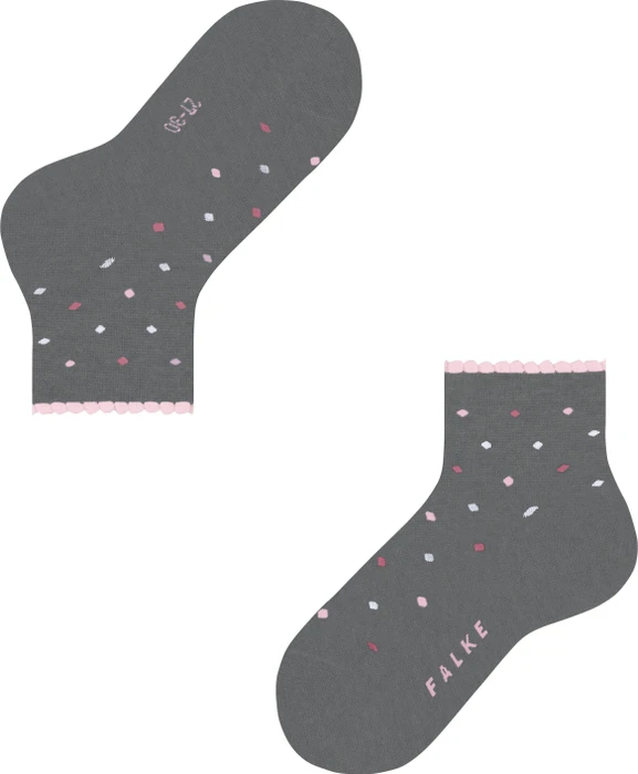 Falke Multidot Socken light greymel. (Junior)
