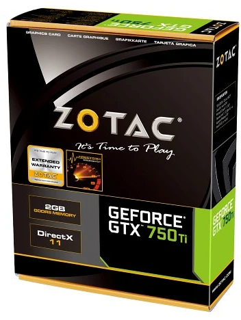 Zotac GeForce GTX 750 Ti, 2GB GDDR5, 2x DVI, Mini HDMI