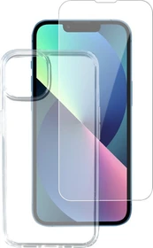 4smarts 360° Starter Set mit X-Pro Clear Glas fuer Apple iPhone 13 Pro transparent