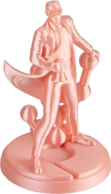 Polymaker PolyLite Silk PLA, rosa, Spule, 1.75mm, 1.00kg