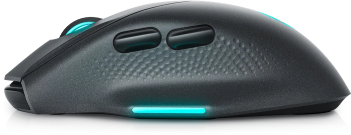 Dell Alienware AW620M Wireless Gaming Mouse, Dark Side Of The Moon, USB