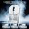 Attack Shark RS3 ULTRA Carbon Fiber 8KHz Wireless, Forged Silver, inkl. Grip Tape, USB/Bluetooth Vorschaubild