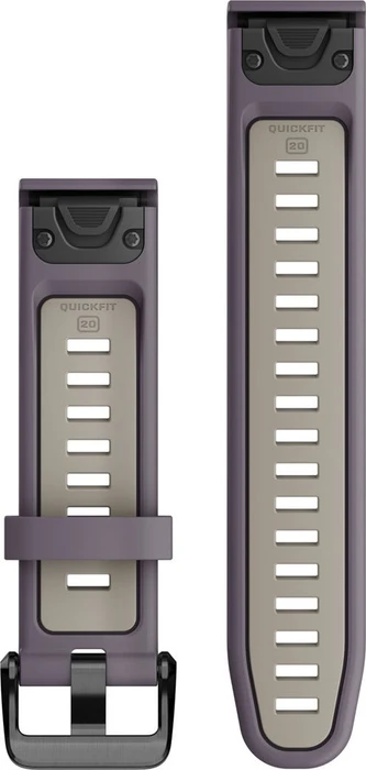 Garmin Ersatzarmband QuickFit 20 Silikon deep orchid/light sand