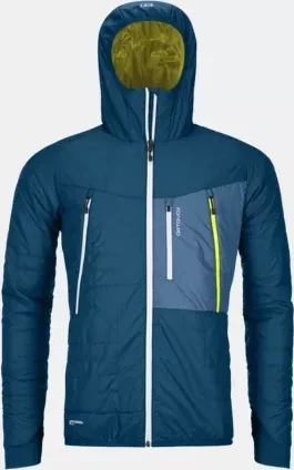 Ortovox Swisswool Piz Boé Funktionsjacke petrol blue (Herren)