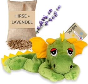 Habibi Family Classic Glücksdrache Wärmetier grün/gelb
