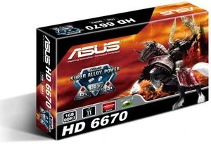 ASUS Radeon HD 6670, EAH6670/DI/1GD3, 1GB DDR3, VGA, DVI, HDMI