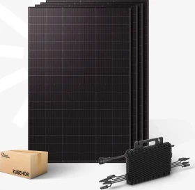 Kleines Kraftwerk XL Quattro ohne Halterung, 800W, 2kWp