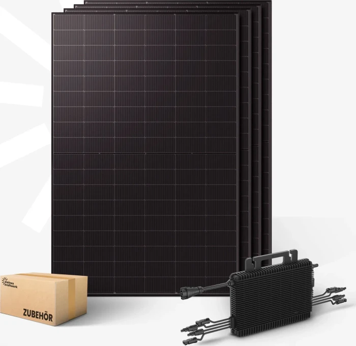 Kleines Kraftwerk XL Quattro ohne Halterung, 800W, 2kWp