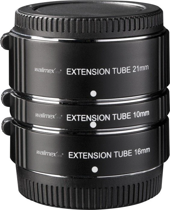 Walimex Pro Zwischenringsatz für Micro-Four-Thirds Objektivadapter
