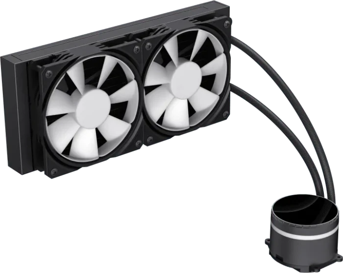 GameMax IceBurg 240mm Infinity, schwarz