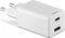 Hama Schnellladegerät 1x USB-C PD/Qualcomm 1x USB-A Mini-Ladegerät 32W weiß Vorschaubild