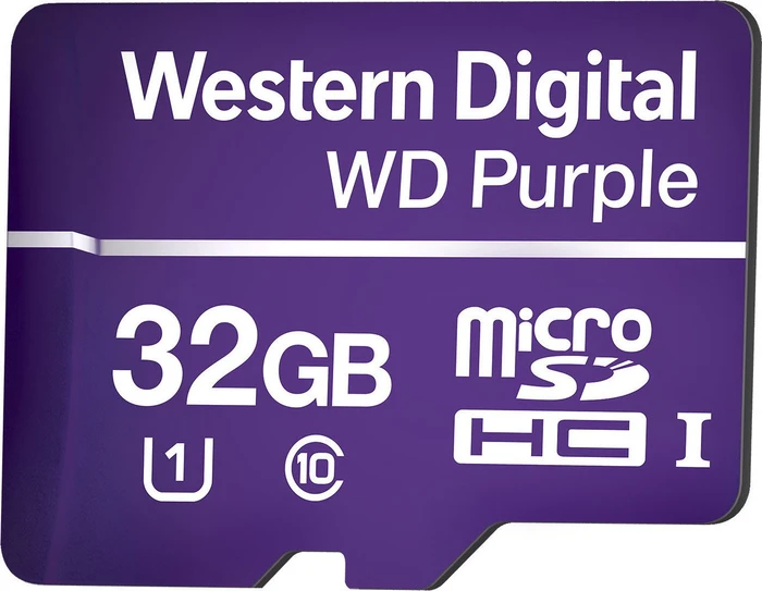 Western Digital WD Purple R80/W50 32GB, UHS-I U1, Class 10
