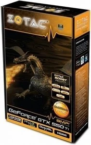Zotac GeForce GTX 550 Ti AMP!, 1GB GDDR5, 2x DVI, HDMI, DP