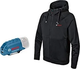 Bosch Professional GHH 12+18V XA Beheizbare Jacke, Hoodie XXL solo (Unisex)