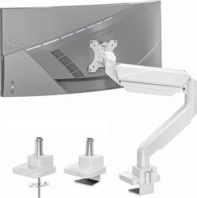 Ares Wing Single Monitorhalterung weiß