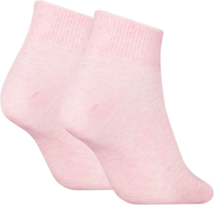 Puma Quarter Socken pink melange, 2 Paare (Damen)