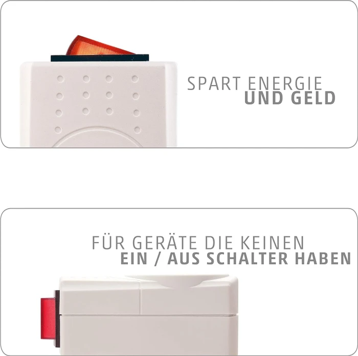 REV Ritter Zwischenstecker Steckdose mit Schalter, 1-fach