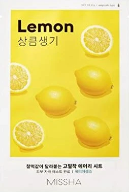 Missha Airy Fit Lemon Tuch Maske, 1 Stück