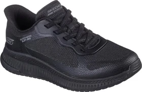 Skechers Slip-ins: Bobs Squad 4 black mesh (Damen)