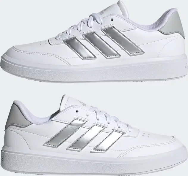 adidas Courtblock cloud white/silver metallic/grey two (Damen)