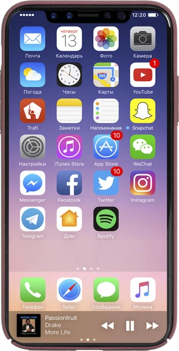 Krusell Sandby für Apple iPhone X rot