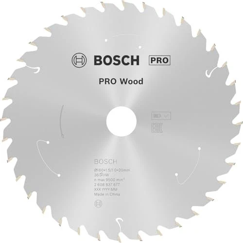 Bosch Professional Standard for Wood Kreissägeblatt 36Z, 160x1x20mm, 1 Stück