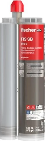 fischer FIS SB 585 S 2K-Injektionsmörtel, 585ml