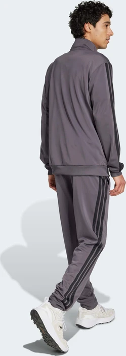 adidas Basic 3-Streifen Tricot Trainingsanzug grey strata (Herren)