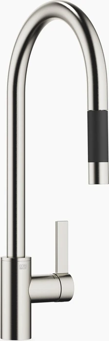 Dornbracht Tara Ultra Einhebelmischer mit Brausefunktion platin matt