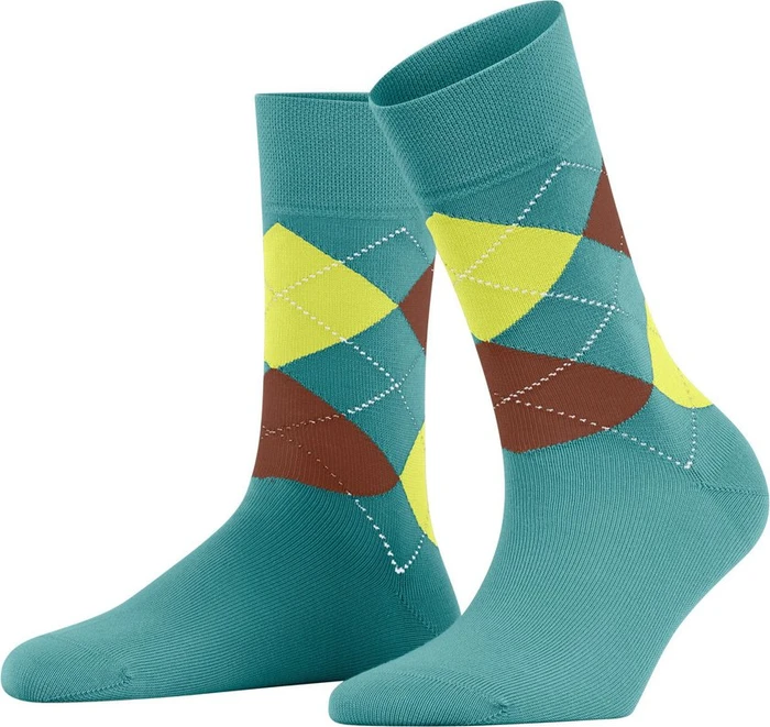 Falke Sensitive Argyle Socken fjordblue (Damen)