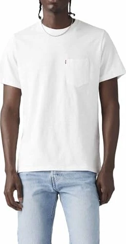 Levi's Classic Pocket T-Shirt kurzarm weiß (Herren)