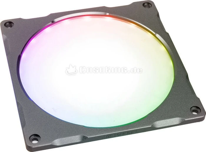 Phanteks Halos Lux Digital RGB LED 140mm Rahmen, Aluminium grau