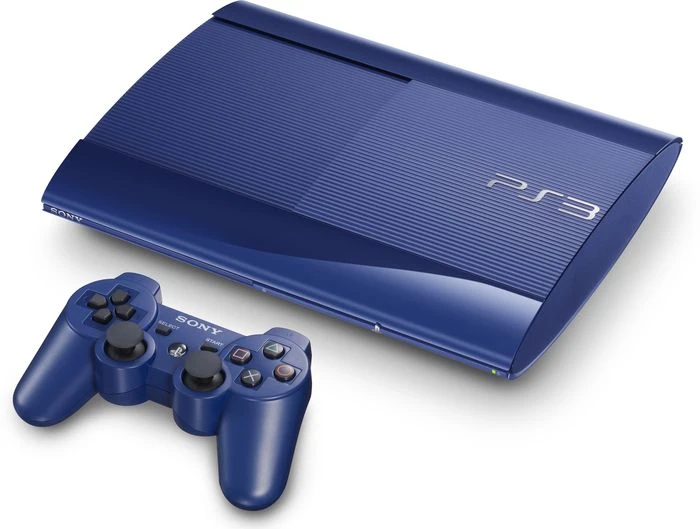 Sony PlayStation 3 Super Slim - 500GB blau
