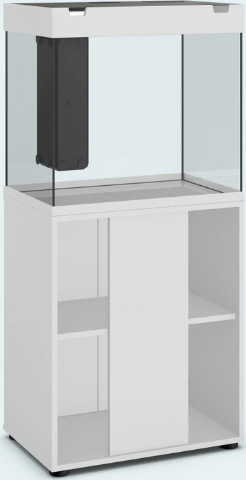 Juwel Lido 120 LED Aquarium-Set mit Unterschrank, weiß/weiß, 120l