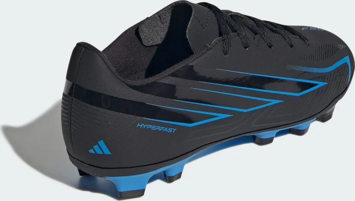 adidas F50 Hyperfast Club FG/MG core black/lucid ray blue (Junior)