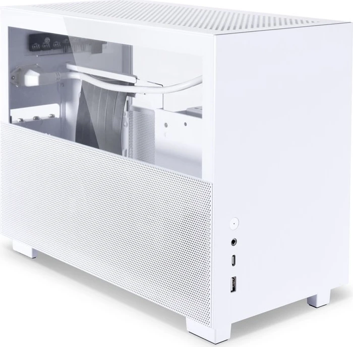 Lian Li Q58, weiß, PCIe 3.0, Glasfenster, Mini-ITX