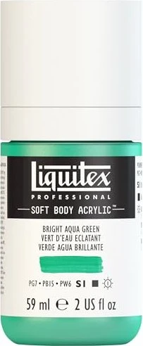 Liquitex Professional Soft Body Acrylic bright aqua green, 59ml
