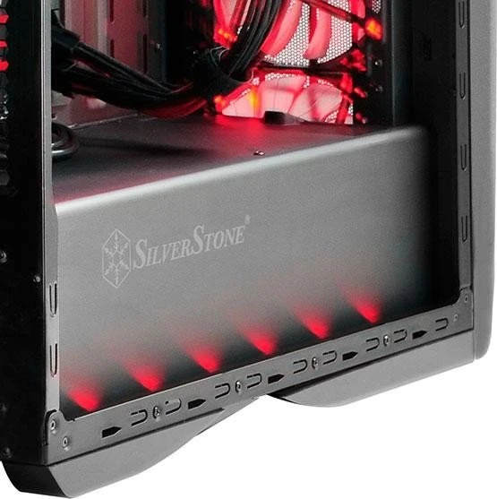 SilverStone Primera PM01 titanium, Acrylfenster