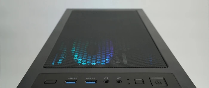 AZZA Apollo 430 DF2, schwarz, Glasfenster