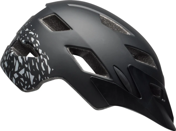 Bell Sidetrack Youth Kinderhelm fragments matte black/silver
