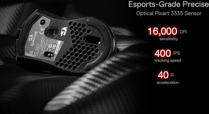 Redragon M808 Storm Pro Wireless schwarz, USB