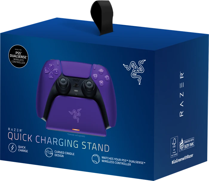 Razer Universal Schnell Ladestation violett (PS5)
