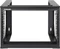 Intellinet 19" 2-Pfosten Laborgestell 6HE, zur Wandmontage, 2 Tragschienen, Flatpack, RAL 9004, 450mm tief Vorschaubild