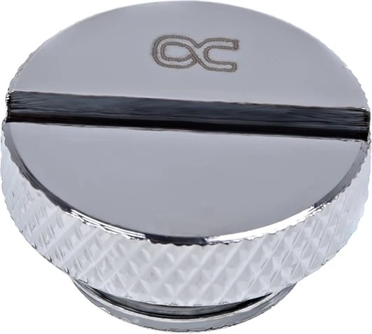 Alphacool Eiszapfen Verschlussschraube G1/4", verchromt, 6er-Pack