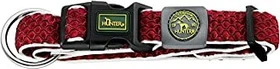 Hunter Hilo Vario Plus Halsung für Hunde, 3D-Mesh-Material, reflektierend, luftdurchlähssig, leicht, Zugentlastung, XL, rot