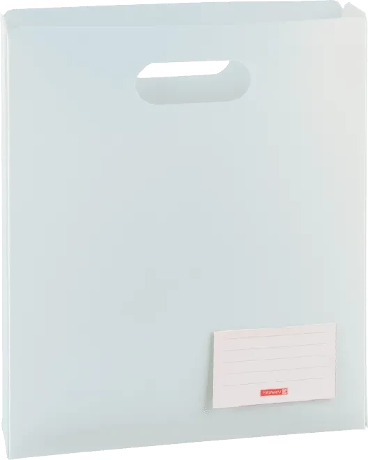 Brunnen FACT!pp Heftbox, A4, arctic weiß/transparent